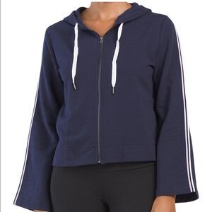 NWT Splendid Cropped Full Zip Hoodie